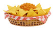© Niklas - Isolated Nachos with Cheese Sauce