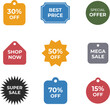 © Taslima - Sale and Discount Labels Set – Price Tags, Promotion Badges, and Stickers with Sale Text