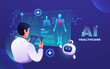© Macrovector - Gradient AI Healthcare Bot Illustration