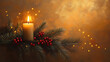 © HAFEZ - Christmas tree and candle