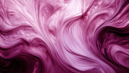 Poster -  abstract magenta ink swirl texture for digital artwork, branding element, or web background with fluid motion and soft gradients in a dynamic marbled flow