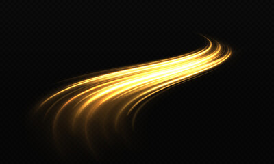 Wall Mural - magical sparkling trails of a shiny comet with glowing light effect. luminous high-speed lines and w