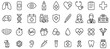 © Iconique Studio - Collection of healthcare and medical related icons symbolizing a range of health services and supplies