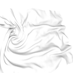 Poster - Close up of a white liquid splash, creating a wave-like texture.