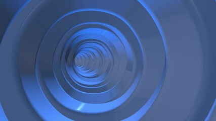 3D circle Tunnel loop animation, motion element for creative project