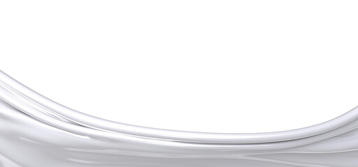 Fototapete - Close up of a white liquid splash, creating a wave-like texture.