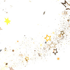 Poster - Golden Starry Background