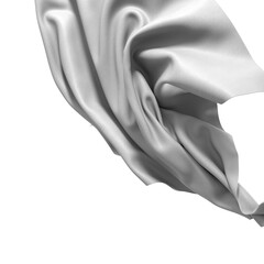 Fototapete - Close up of a white liquid splash, creating a wave-like texture.