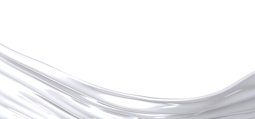 Fototapete - Close up of a white liquid splash, creating a wave-like texture.