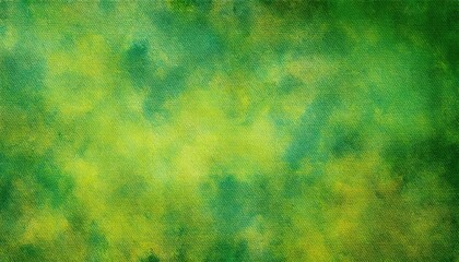 Poster - textured green and yellow watercolor abstract background for organic branding, eco web design, natural product packaging, or botanical themed print media

