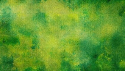 Poster - textured green and yellow watercolor abstract background for organic branding, eco web design, natural product packaging, or botanical themed print media

