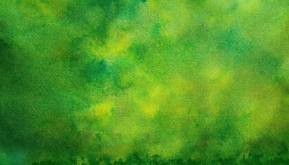 Poster - textured green and yellow watercolor abstract background for organic branding, eco web design, natural product packaging, or botanical themed print media

