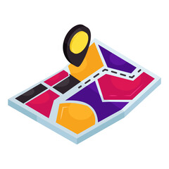 Wall Mural - perfect design icon of map