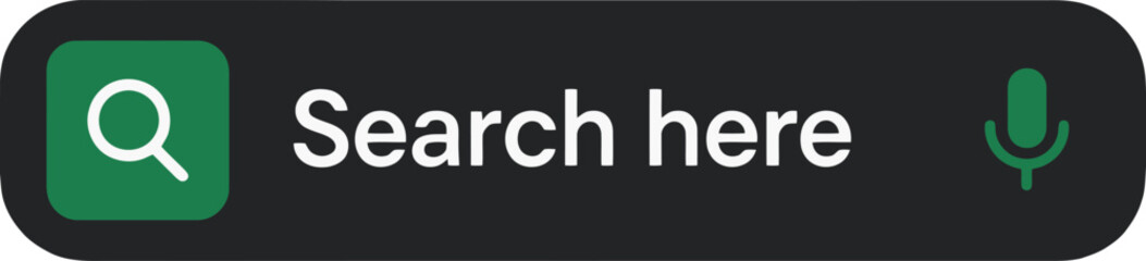 Sleek Search Bar Design Vector Illustration