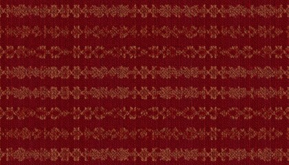 Wall Mural - rich red and brown patterned fabric, ideal for upholstery, fashion, diy projects