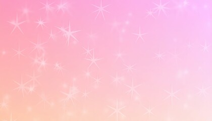 Wall Mural - dreamy pink and yellow starry background, a festive abstract design for celebrations