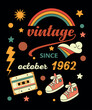 © NARIQ - October 1962 A Retro Styled Vector Design Illustration