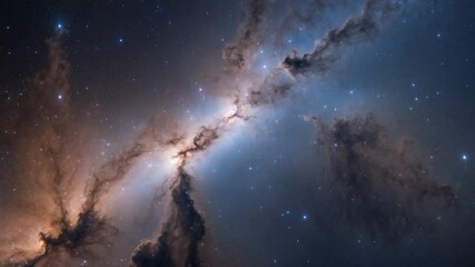 Wall Mural - the seagull nebula captured in hydrogen alpha light