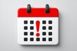 © Office - Calendar with Exclamation Mark Urgent Date Reminder for Scheduling Planning and Time Managem