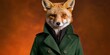 © ElseThen - Anthropomorphic Fox in Trench Coat – Noir Character Concept. art, editorial illustration, branding, posters, childrens books