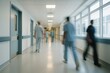 © Bijac - Modern Hospital Corridor with a Long Exposure Effect Creating a Sense of Movement