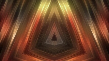Abstract symmetrical light streaks vibrant red orange yellow brown gold dark background design art visual graphic pattern texture illumination glow neon energy