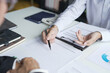 © Charlie's - Business People Meeting Design Ideas professional investor working new start up project. Concept. business planning in office