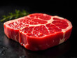 © SmartPixel Co. - Fresh, juicy, raw beef steak with a sweet red pepper and a healthy slice of grapefruit