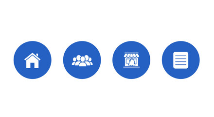 set of buttons