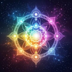Wall Mural - Sacred Geometry and Human Consciousness