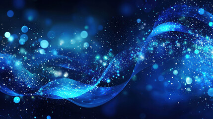 Wall Mural - a vibrant blue background