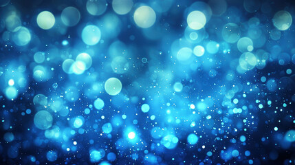 Sticker - A vibrant blue background 