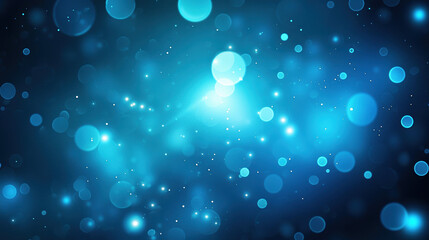 Sticker - a vibrant blue background