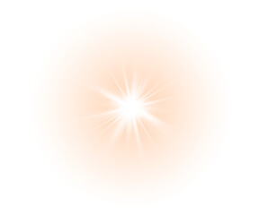 Aufkleber - vibrant sunburst PNG with glowing rays, warm colors, and abstract solar energy—perfect for summer designs and dynamic backgrounds.