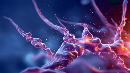 Aufkleber - Abstract Neural Network Visualization