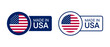 © Evgeny - Made in USA vector icon sen. Made in America badges and emblems