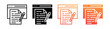 © Kholifah rokhman - Copywriter Multi Style Icon Set Vector