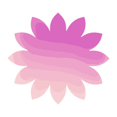 Wall Mural - flowers shape illustration gradient petals vector