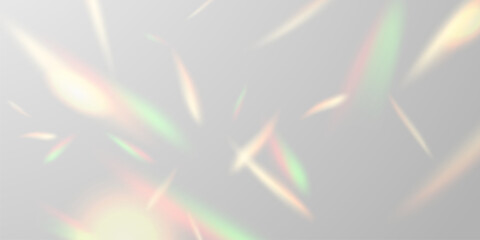 Wall Mural - light effect and zigzag ribbon falling from above on a beam of light, tinsel vector