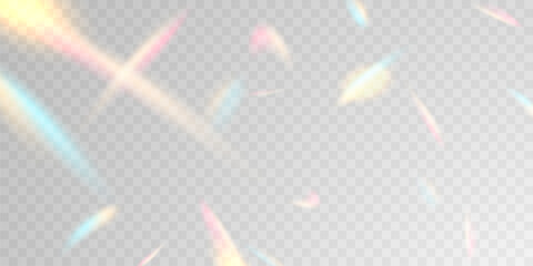 Wall Mural - light effect and zigzag ribbon falling from above on a beam of light, tinsel vector