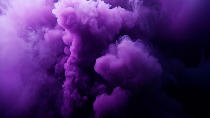 Poster - dark clouds in the sky purple