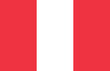 © Tony Baggett - The national flag of Puru with the official colours which is referred to as the Bicolour of three horizontal stripes of red, white and red, stock illustration image