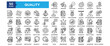 © Trend Icons - 50 Quality icon set. Containing design business, certificate, guarantee, management