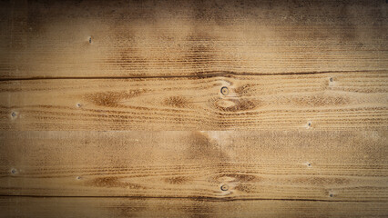 Leinwandbilder - old brown rustic dark wooden wall floor or table texture - wood background banner.