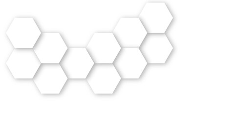 Wall Mural - abstract seamless hexagon pattern background. abstract hexagon technology design background. vector 