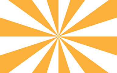 Aufkleber - Abstract high energy background featuring a radial burst pattern with alternating curved rays. Smooth, wavy orange rays spiraling rays form symmetrical, hypnotic effect with a sunburst or pinwheel 