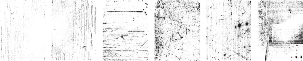Fototapete - Grunge Urban Backgrounds set.Texture Vector.Dust Overlay Distress Grain ,Simply Place illustration over any Object to Create grungy Effect .abstract,splattered , dirty, texture for your design.
