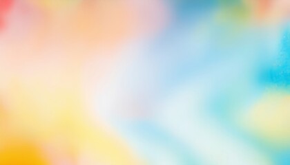 Poster - soft rainbow blur background with pastel color gradient for web design, app interface, brand identity, product packaging, abstract backdrop, minimalist graphic or print media layout

