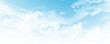© Creative - Blue sky with white cloud landscape background. Beautiful blue sky background. Vector design.