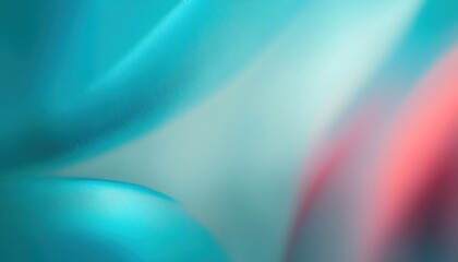 Aufkleber - ethereal teal and coral light blur with vertical flow for modern web background, branding accent, or abstract print design

